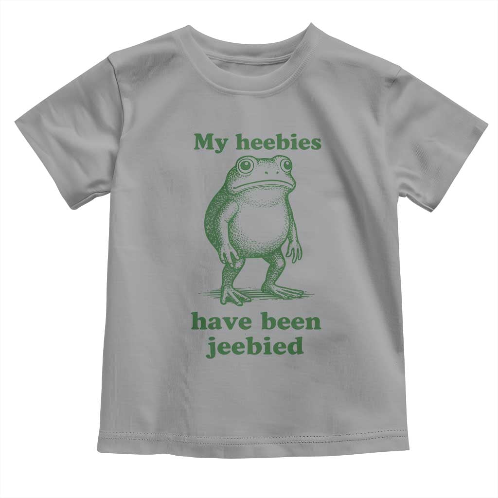 Funny Frog Toddler T Shirt My Heebies Have Been Jeebied Weirdcore Meme - Wonder Print Shop