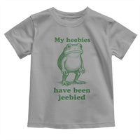 Funny Frog Toddler T Shirt My Heebies Have Been Jeebied Weirdcore Meme - Wonder Print Shop