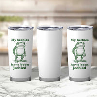 Funny Frog Tumbler Cup My Heebies Have Been Jeebied Weirdcore Meme - Wonder Print Shop