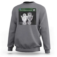 There is Motion at Your Front Door Sweatshirt Funny Golden Retriever Dog And Lion Motion Meme - Wonder Print Shop