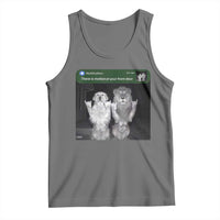 There is Motion at Your Front Door Tank Top Funny Golden Retriever Dog And Lion Motion Meme - Wonder Print Shop
