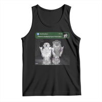 There is Motion at Your Front Door Tank Top Funny Golden Retriever Dog And Lion Motion Meme - Wonder Print Shop