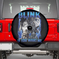 Funny Alpha Wolf Meme Spare Tire Cover Blink If You Want Me Bootleg Cringe Humor - Wonder Print Shop
