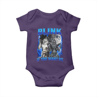 Funny Alpha Wolf Meme Baby Onesie Blink If You Want Me Bootleg Cringe Humor - Wonder Print Shop