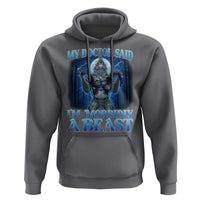Funny Alpha Wolf Hoodie My Doctor Said I'm Morbidly A Beast Meme - Wonder Print Shop