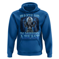 Funny Alpha Wolf Hoodie My Doctor Said I'm Morbidly A Beast Meme - Wonder Print Shop