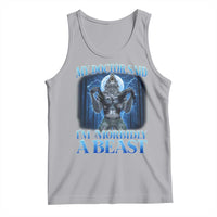 Funny Alpha Wolf Tank Top My Doctor Said I'm Morbidly A Beast Meme - Wonder Print Shop