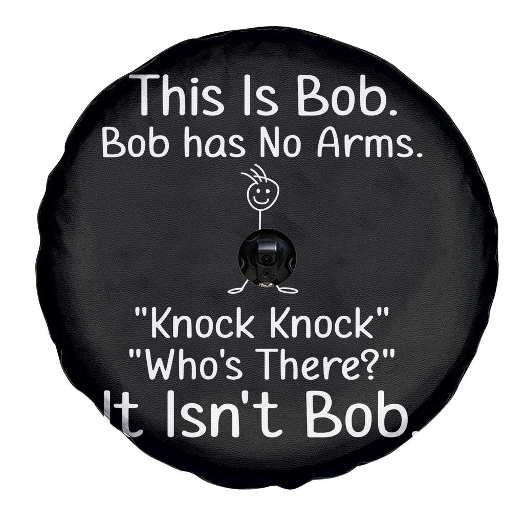 Funny This is Bob Knock Knock Joke Spare Tire Cover - Wonder Print Shop