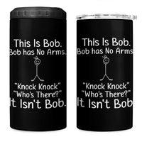 Funny This is Bob Knock Knock Joke 4 in 1 Can Cooler Tumbler - Wonder Print Shop