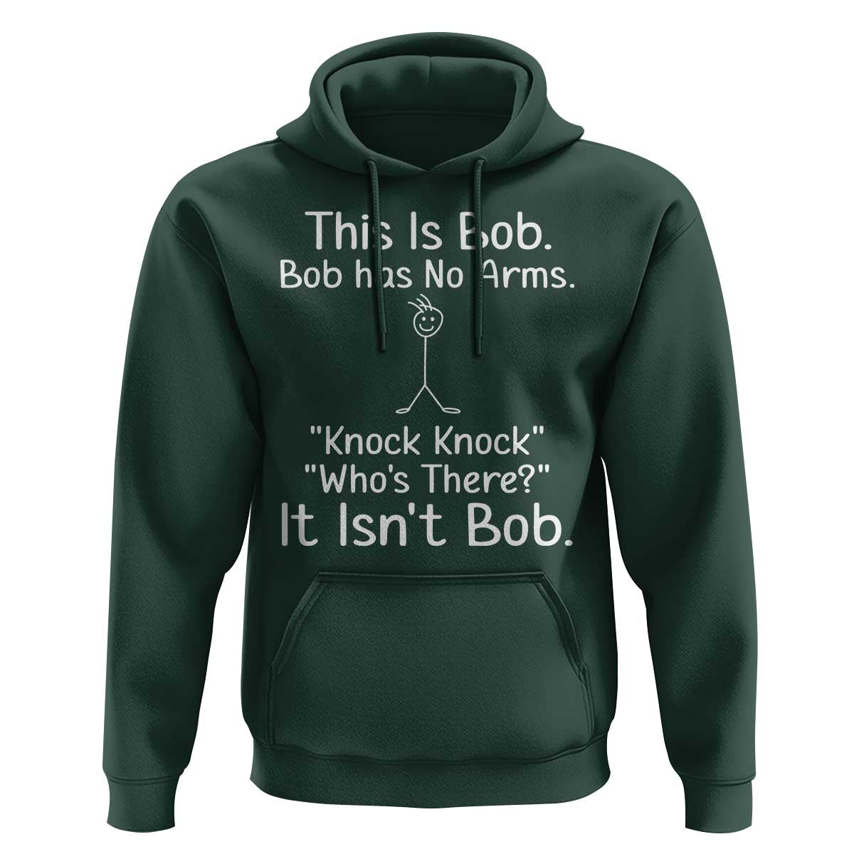 Funny This is Bob Knock Knock Joke Hoodie - Wonder Print Shop