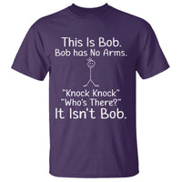 Funny This is Bob Knock Knock Joke T Shirt - Wonder Print Shop