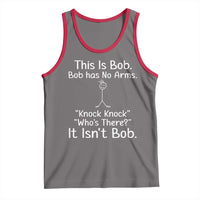 Funny This is Bob Knock Knock Joke Tank Top - Wonder Print Shop