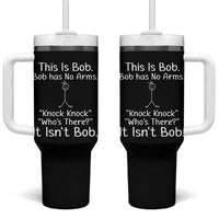 Funny This is Bob Knock Knock Joke Tumbler With Handle - Wonder Print Shop