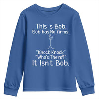 Funny This is Bob Knock Knock Joke Youth Sweatshirt - Wonder Print Shop