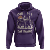 Can I Pet Dat Dawg Hoodie Hiker Animal Lover Funny Bear Outdoors Meme - Wonder Print Shop