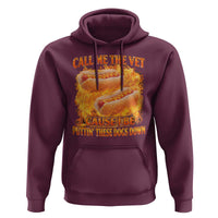 Funny Hard Hot Dog Meme Hoodie Call Me The Vet Cause I Be Bootleg - Wonder Print Shop