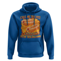 Funny Hard Hot Dog Meme Hoodie Call Me The Vet Cause I Be Bootleg - Wonder Print Shop