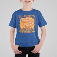 Funny Hard Hot Dog Meme T Shirt For Kid Call Me The Vet Cause I Be Bootleg - Wonder Print Shop