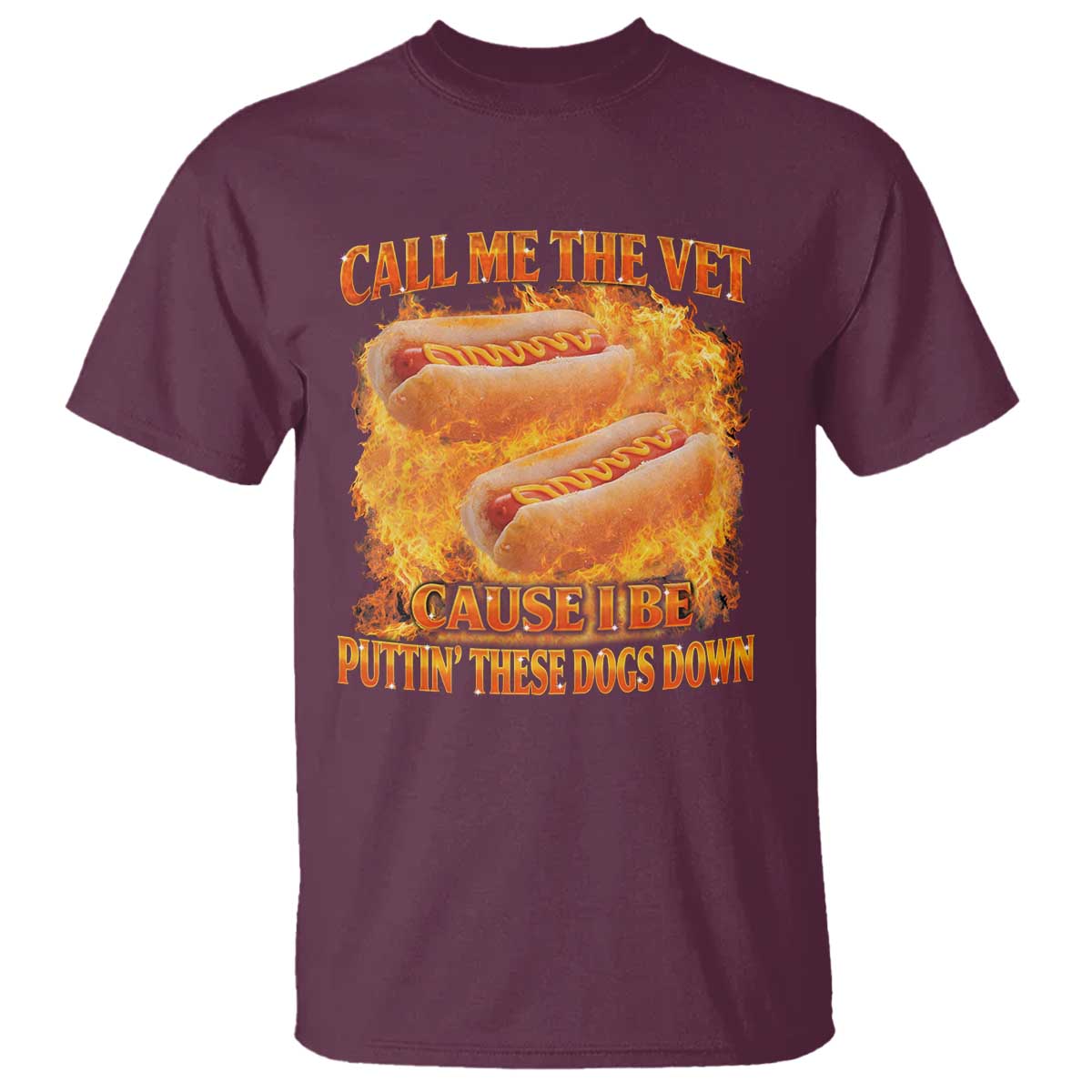 Funny Hard Hot Dog Meme T Shirt Call Me The Vet Cause I Be Bootleg - Wonder Print Shop