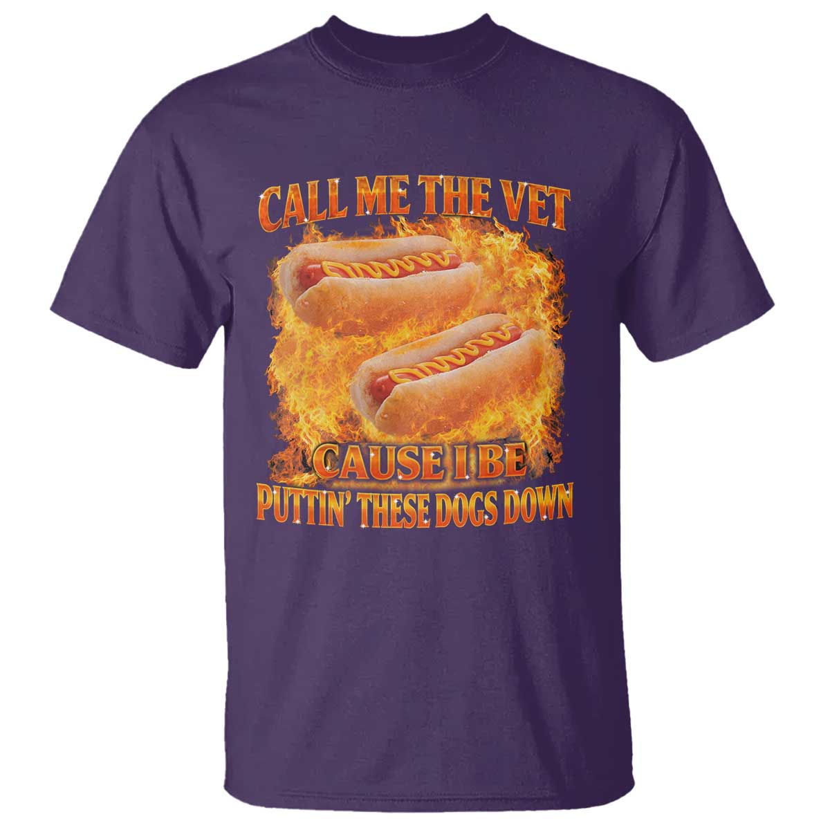 Funny Hard Hot Dog Meme T Shirt Call Me The Vet Cause I Be Bootleg - Wonder Print Shop