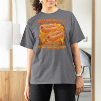 Funny Hard Hot Dog Meme T Shirt For Women Call Me The Vet Cause I Be Bootleg - Wonder Print Shop