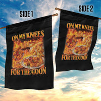 Funny Crab Rangoon Meme Garden Flag Vintage 90s Style On My Knees Bootleg Graphic - Wonder Print Shop