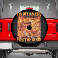 Funny Crab Rangoon Meme Spare Tire Cover Vintage 90s Style On My Knees Bootleg Graphic - Wonder Print Shop
