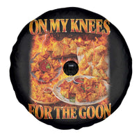 Funny Crab Rangoon Meme Spare Tire Cover Vintage 90s Style On My Knees Bootleg Graphic - Wonder Print Shop