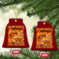 Funny Crab Rangoon Meme Ceramic Ornament Vintage 90s Style On My Knees Bootleg Graphic - Wonder Print Shop