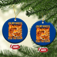 Funny Crab Rangoon Meme Ceramic Ornament Vintage 90s Style On My Knees Bootleg Graphic - Wonder Print Shop