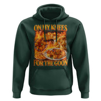 Funny Crab Rangoon Meme Hoodie Vintage 90s Style On My Knees Bootleg Graphic - Wonder Print Shop