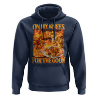 Funny Crab Rangoon Meme Hoodie Vintage 90s Style On My Knees Bootleg Graphic - Wonder Print Shop
