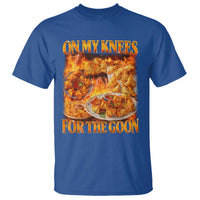 Funny Crab Rangoon Meme T Shirt Vintage 90s Style On My Knees Bootleg Graphic - Wonder Print Shop