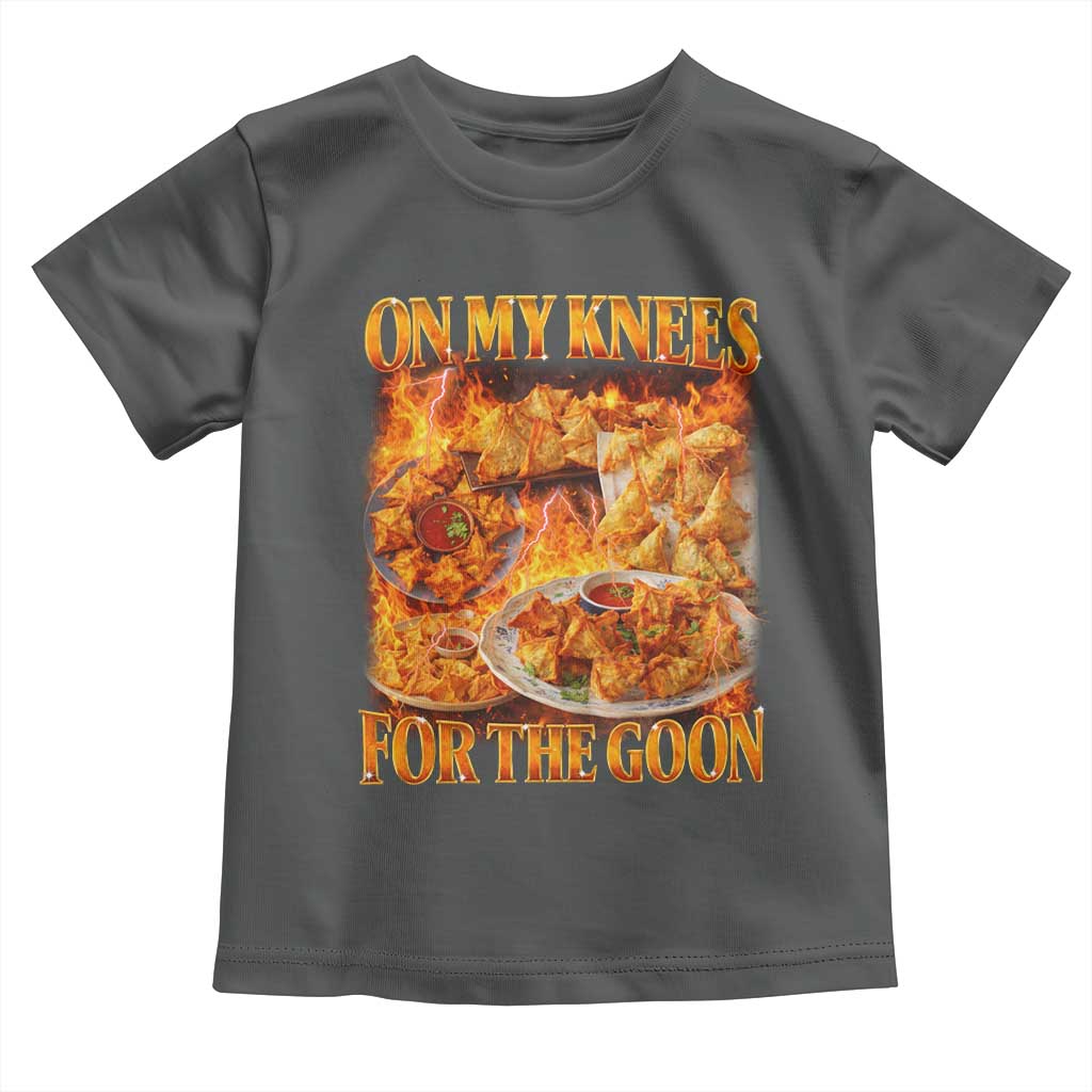 Funny Crab Rangoon Meme Toddler T Shirt Vintage 90s Style On My Knees Bootleg Graphic - Wonder Print Shop