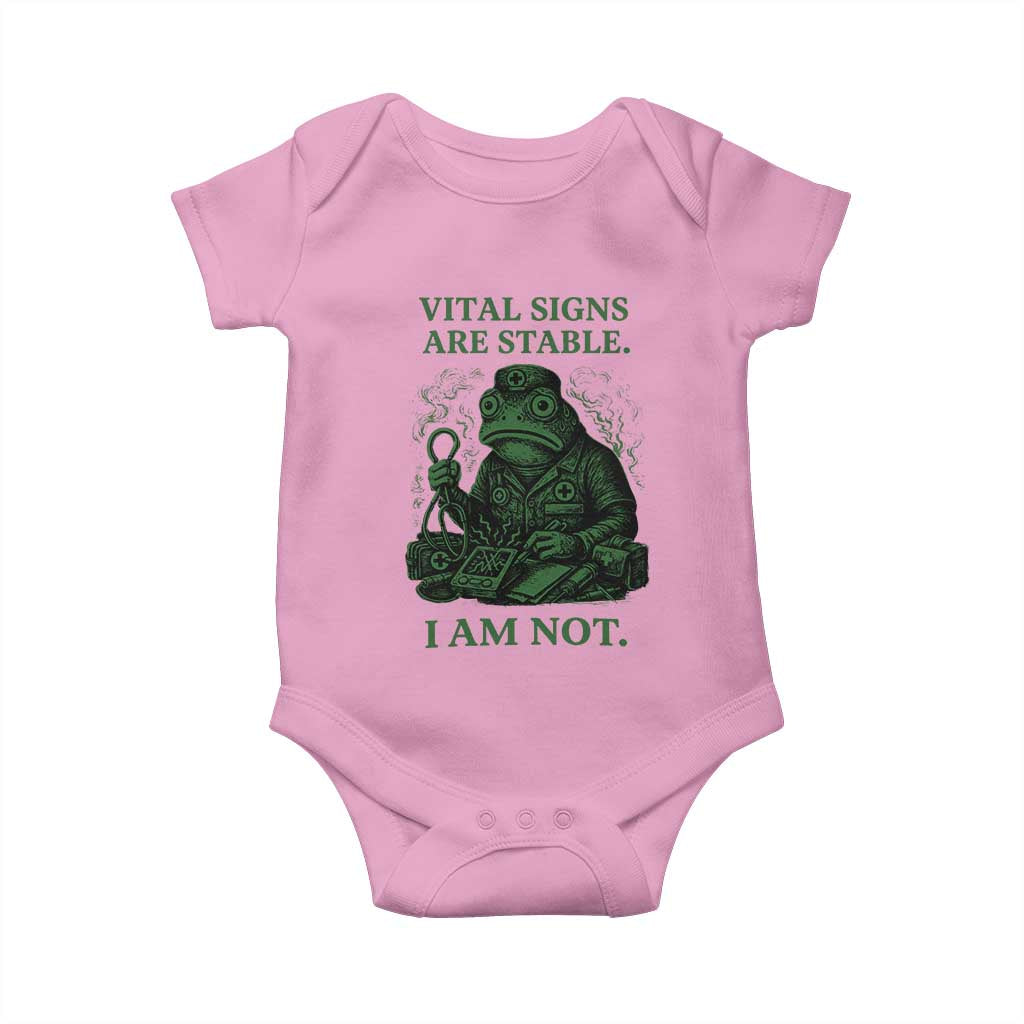 Frog Medic Baby Onesie Funny Animal EMT Emergency Health Workers