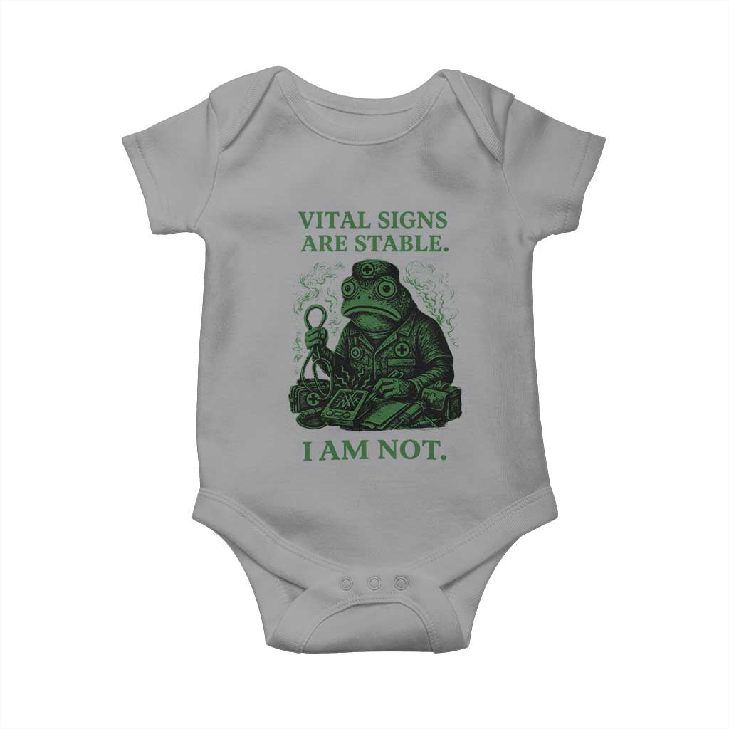 Frog Medic Baby Onesie Funny Animal EMT Emergency Health Workers