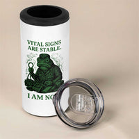 Frog Medic 4 in 1 Can Cooler Tumbler Funny Animal EMT Emergency Health Workers