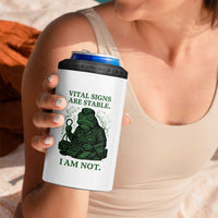 Frog Medic 4 in 1 Can Cooler Tumbler Funny Animal EMT Emergency Health Workers