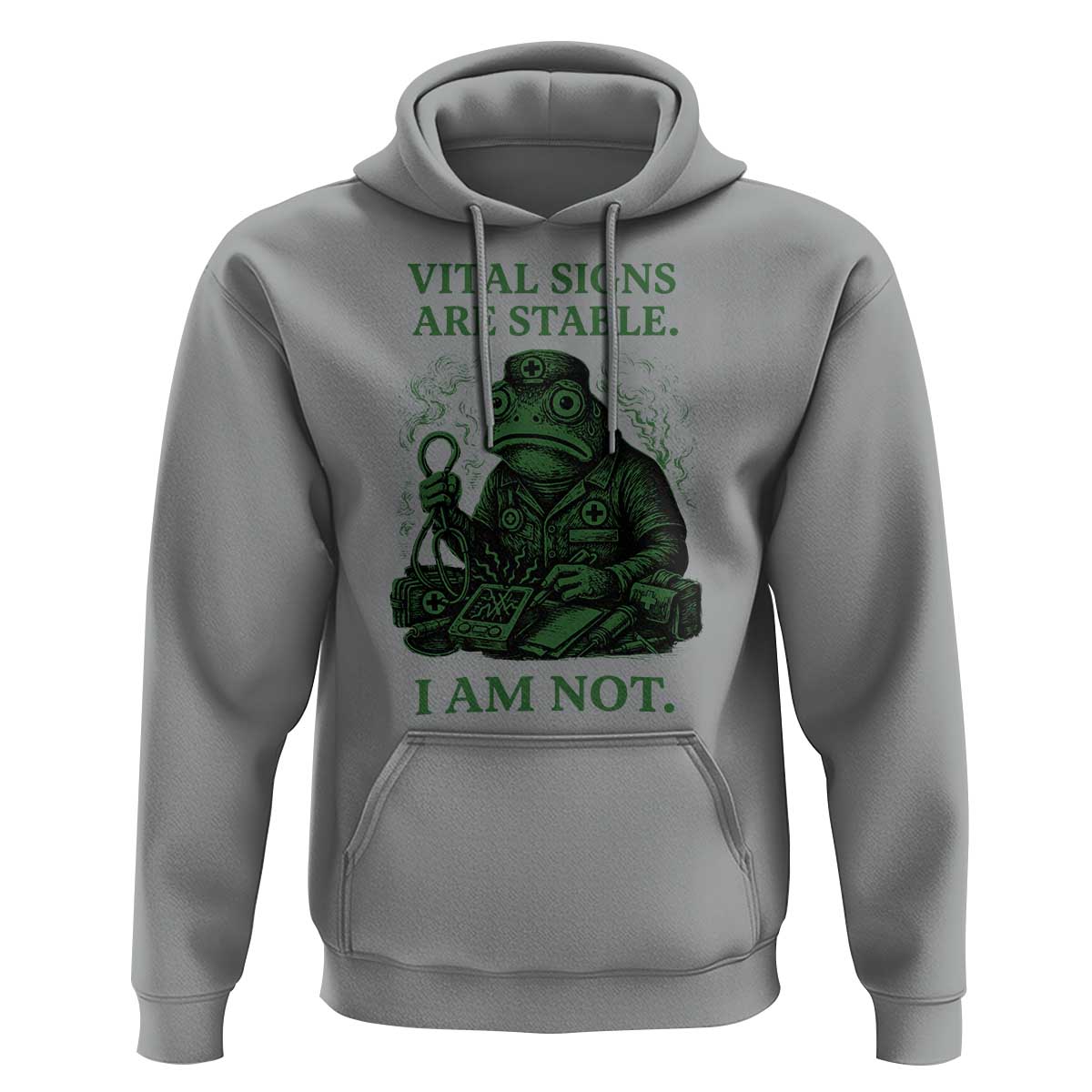 Frog Medic Hoodie Funny Animal EMT Emergency Health Workers