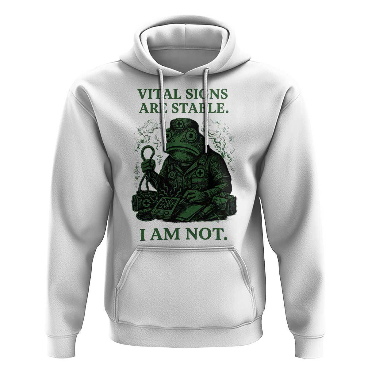 Frog Medic Hoodie Funny Animal EMT Emergency Health Workers