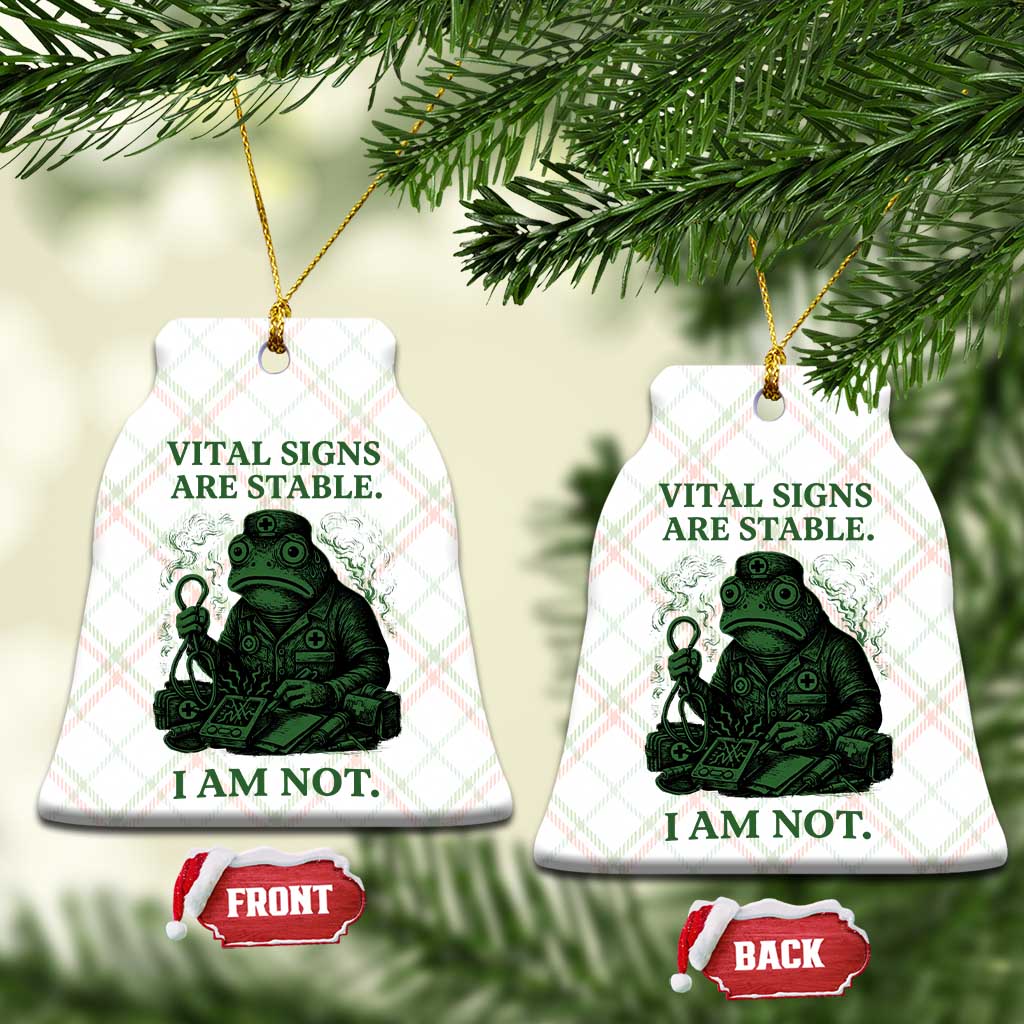 Frog Medic Ceramic Ornament Funny Animal EMT Emergency Health Workers