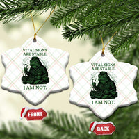 Frog Medic Ceramic Ornament Funny Animal EMT Emergency Health Workers