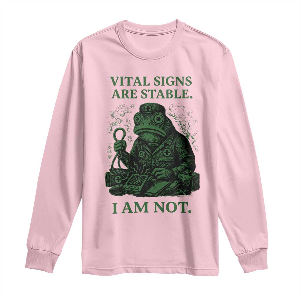 Frog Medic Long Sleeve Shirt Funny Animal EMT Emergency Health Workers