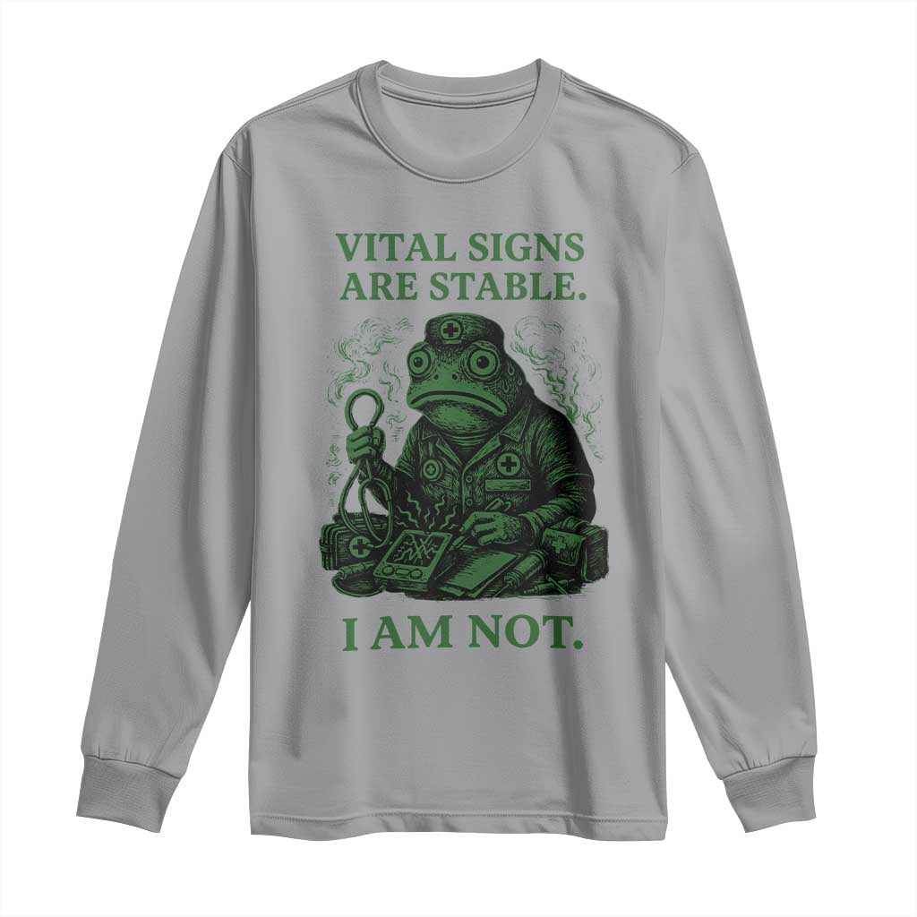 Frog Medic Long Sleeve Shirt Funny Animal EMT Emergency Health Workers