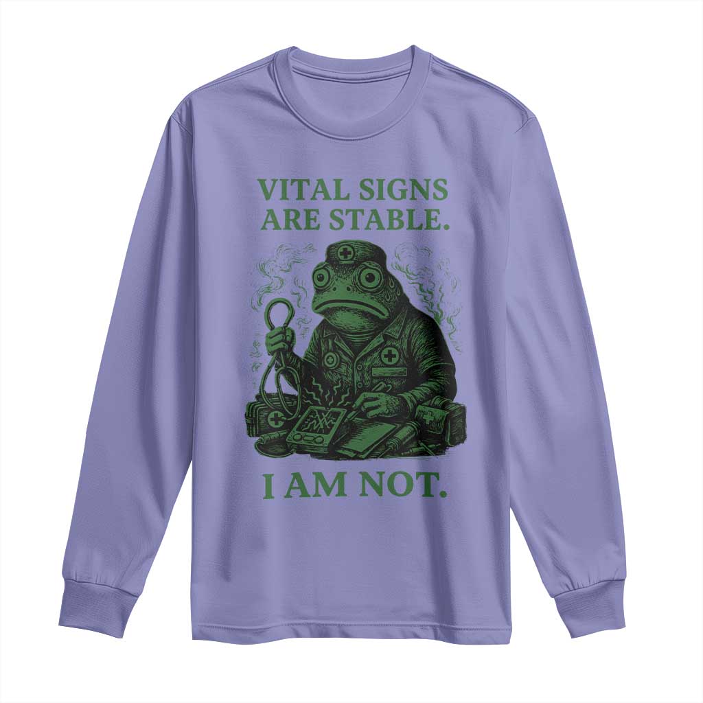 Frog Medic Long Sleeve Shirt Funny Animal EMT Emergency Health Workers