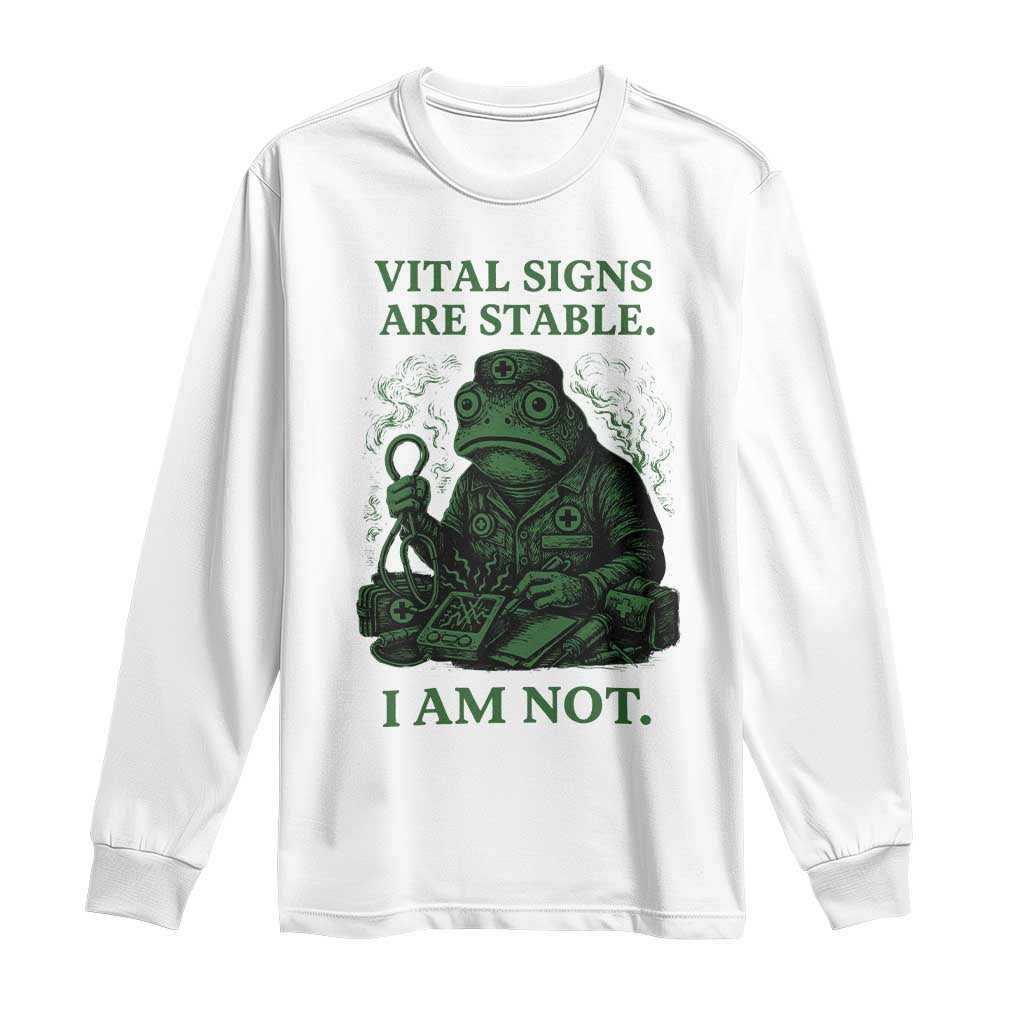 Frog Medic Long Sleeve Shirt Funny Animal EMT Emergency Health Workers