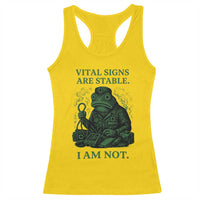 Frog Medic Racerback Tank Top Funny Animal EMT Emergency Health Workers