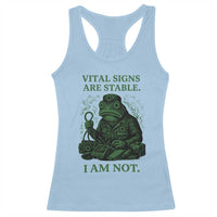 Frog Medic Racerback Tank Top Funny Animal EMT Emergency Health Workers