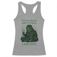 Frog Medic Racerback Tank Top Funny Animal EMT Emergency Health Workers