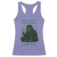 Frog Medic Racerback Tank Top Funny Animal EMT Emergency Health Workers